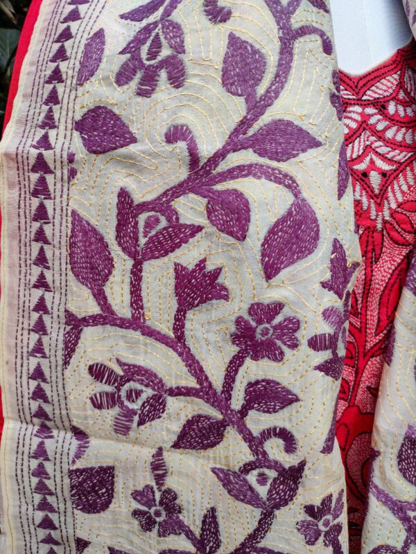 Nakshi Kantha Stole - Image 2