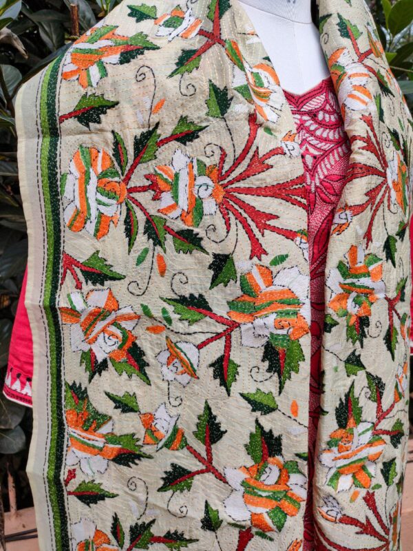 Nakshi Kantha Stole - Image 2