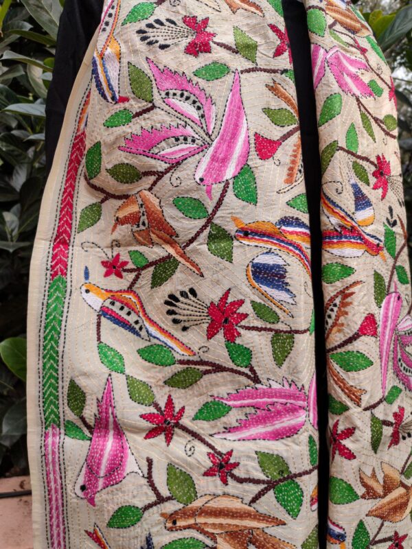 Nakshi Kantha Stole - Image 2