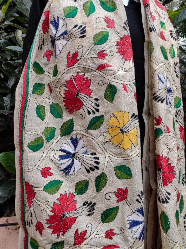 Nakshi Kantha Stole - Image 2