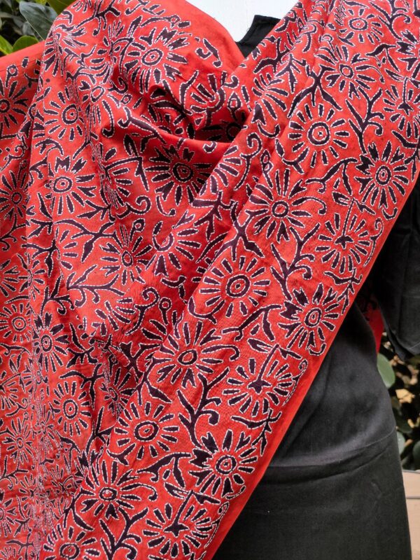 Block Kantha Dupatta - Image 4