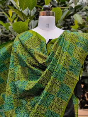 Block Kantha Dupatta