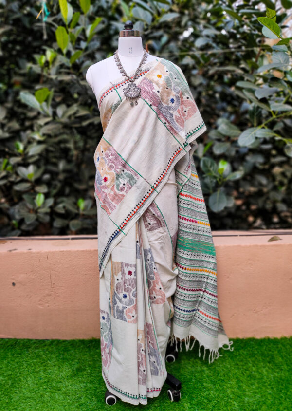 Khesh Cotton Saree - Image 3