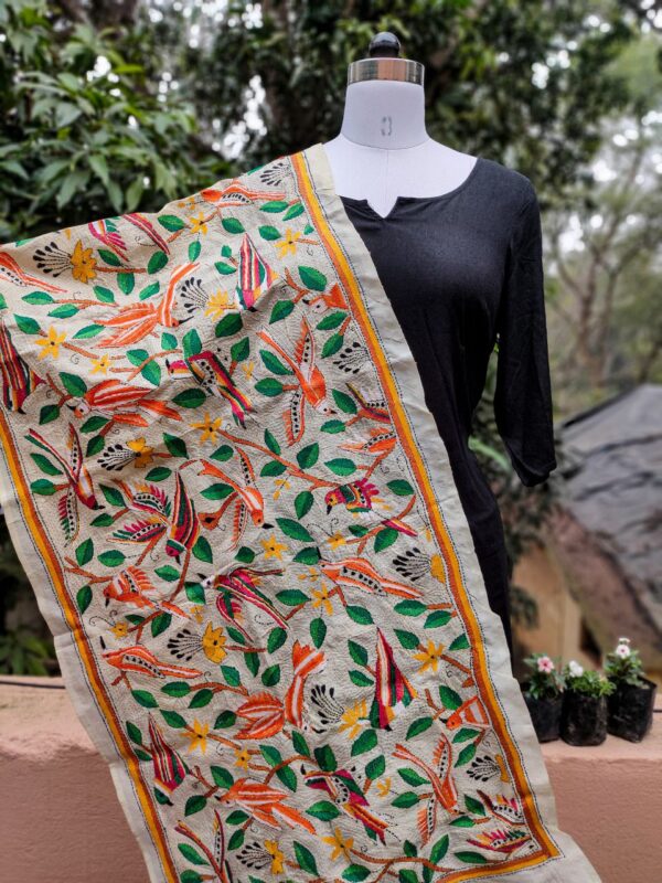 Nakshi Kantha Stole - Image 4