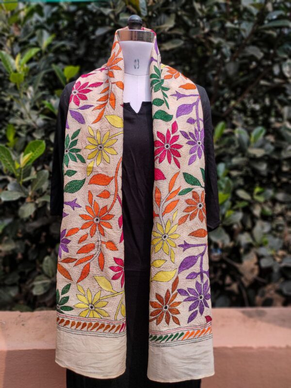 Nakshi Kantha Stole - Image 2