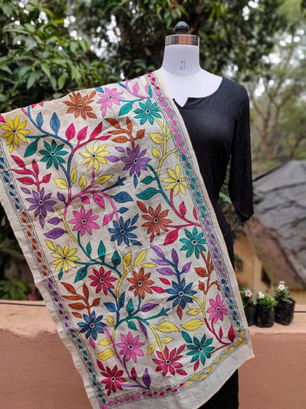 Nakshi Kantha Stole - Image 4
