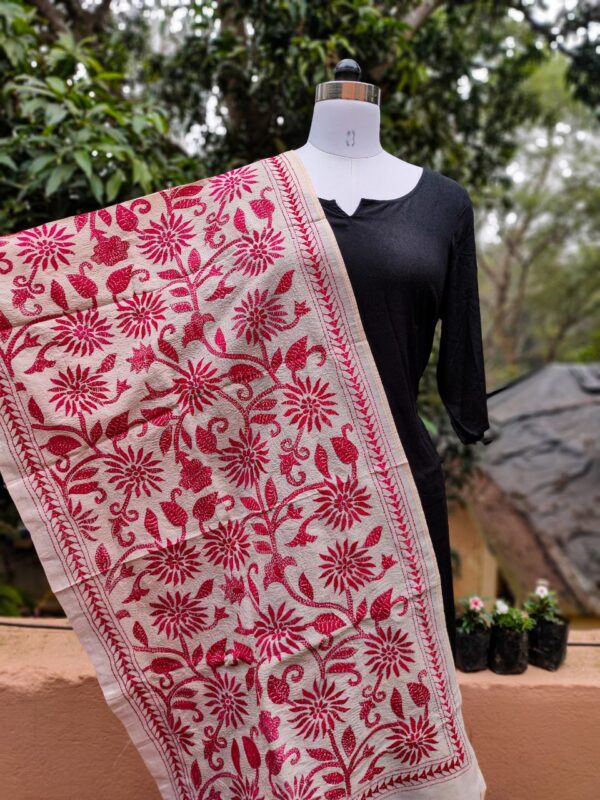 Nakshi Kantha Stole - Image 4