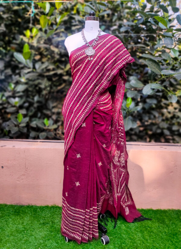 Khadi Cotton Saree - Image 3