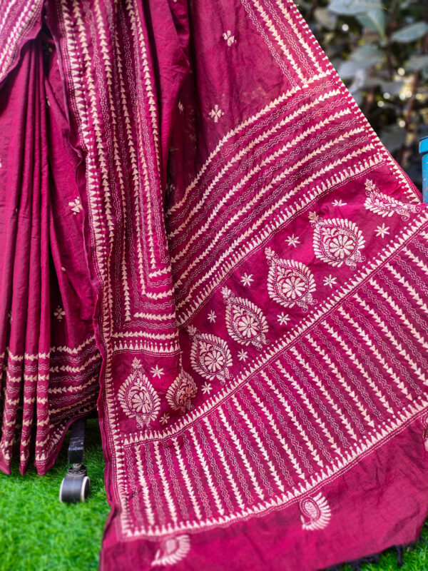 Khadi Cotton Saree - Image 2