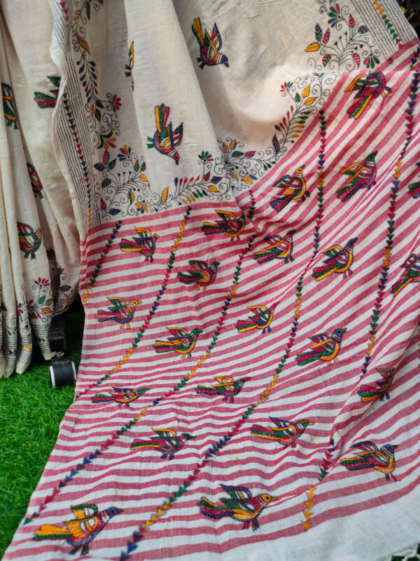 Khadi Cotton Saree - Image 2