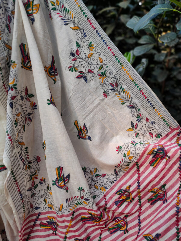 Khadi Cotton Saree - Image 3