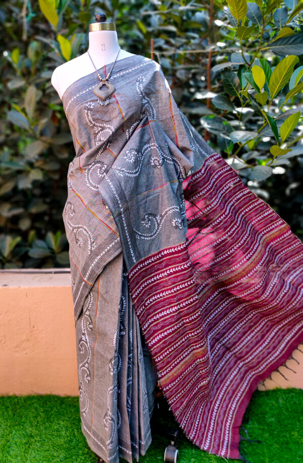 Khesh Cotton Saree - Image 4