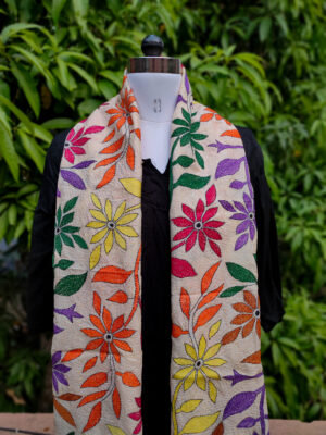 Nakshi Kantha Stole