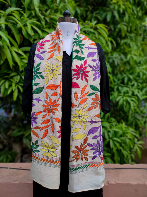 Nakshi Kantha Stole - Image 2