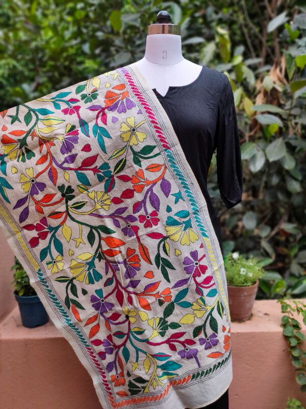 Nakshi Kantha Stole - Image 3
