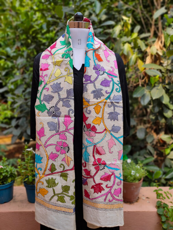 Nakshi Kantha Stole - Image 2