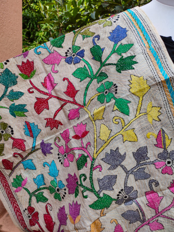 Nakshi Kantha Stole - Image 4