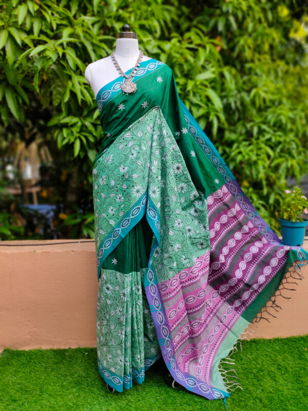 Khadi Cotton Saree - Image 4