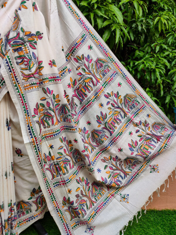 Khadi Cotton Saree - Image 2