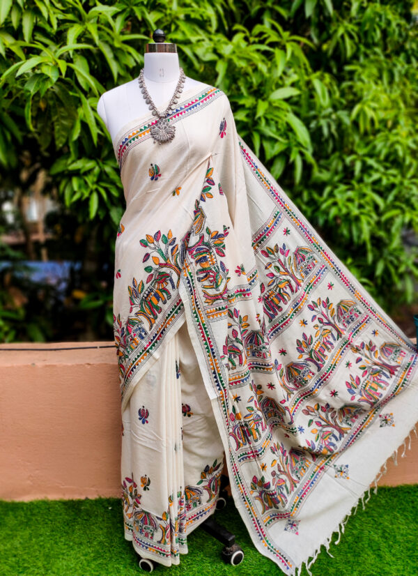 Khadi Cotton Saree - Image 5