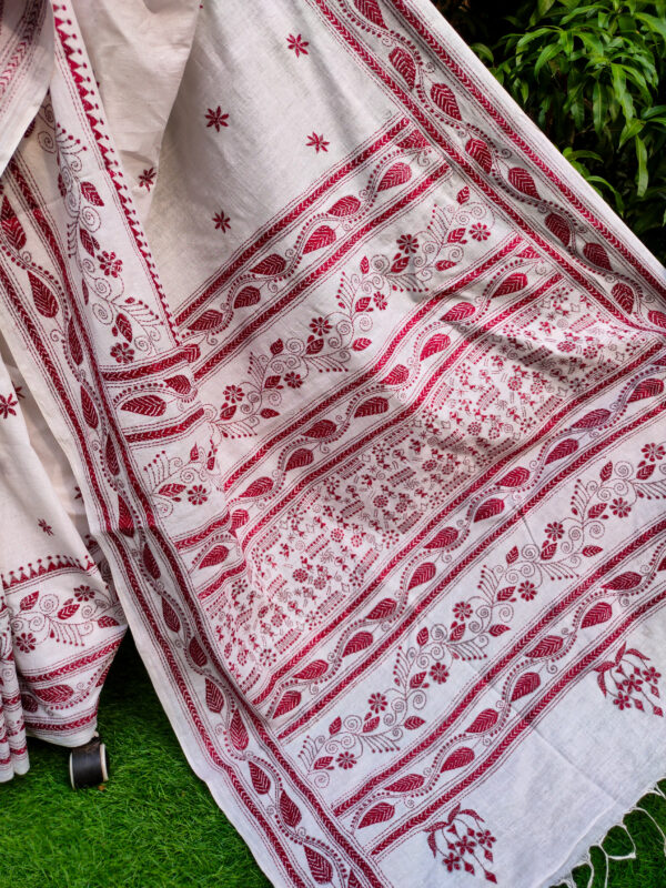 Khadi Cotton Saree - Image 3