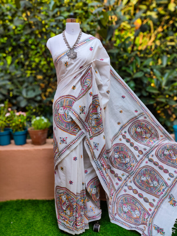 Khadi Cotton Saree - Image 4