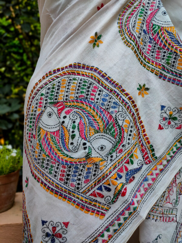 Khadi Cotton Saree - Image 2