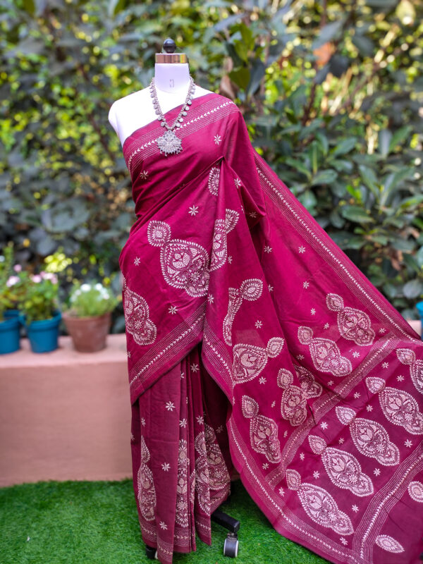 Khadi Cotton Saree - Image 4