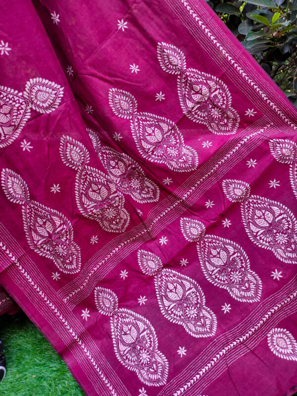 Khadi Cotton Saree - Image 3