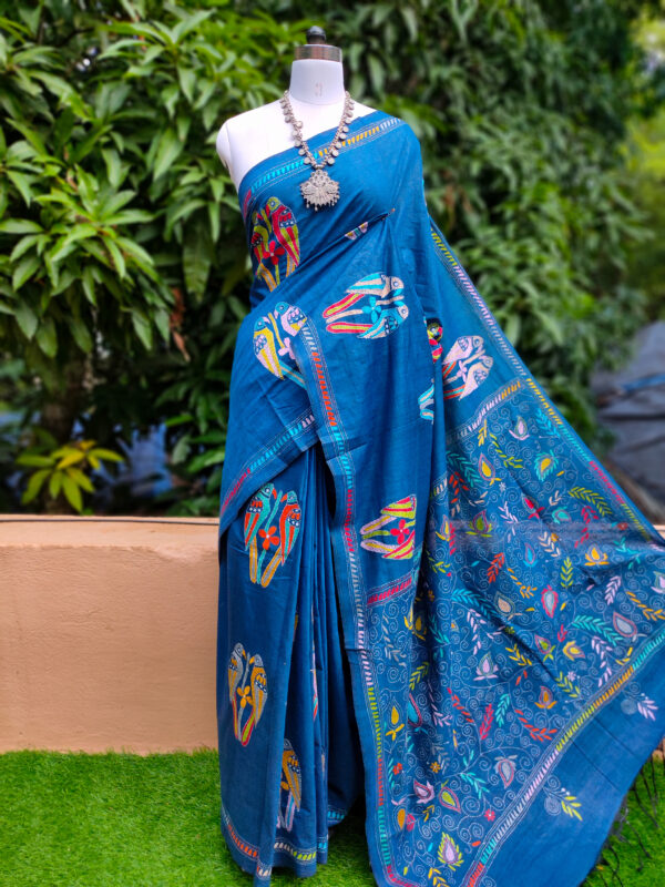 Khadi Cotton Saree - Image 4