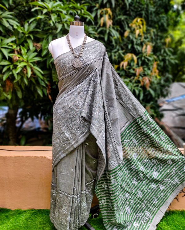 Khadi Cotton Saree - Image 4