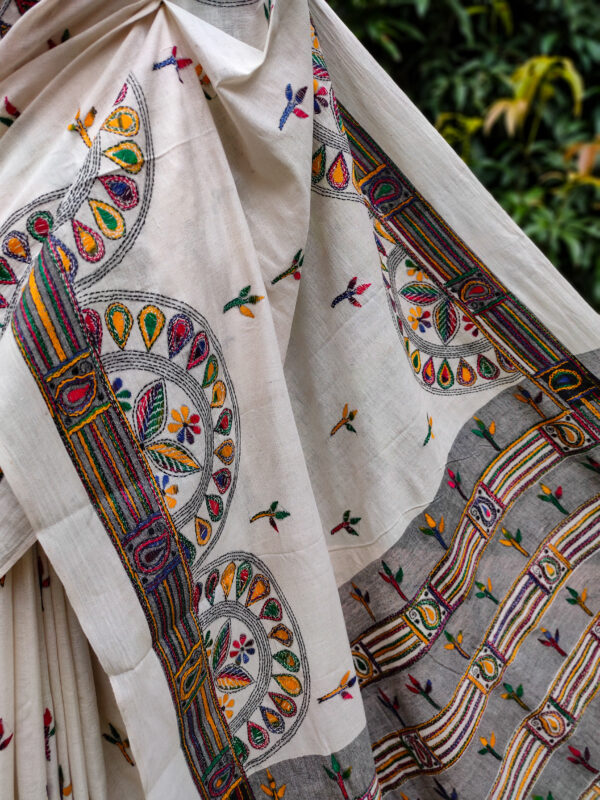 Khadi Cotton Saree - Image 4