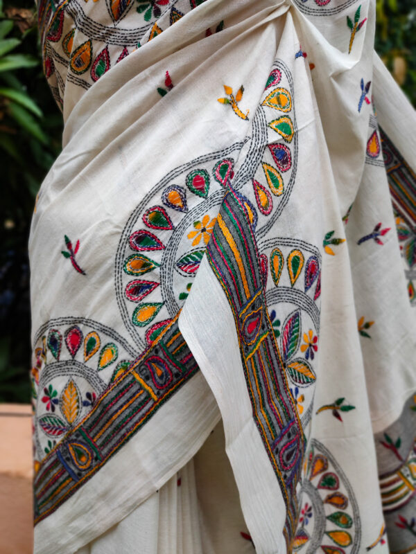 Khadi Cotton Saree - Image 2