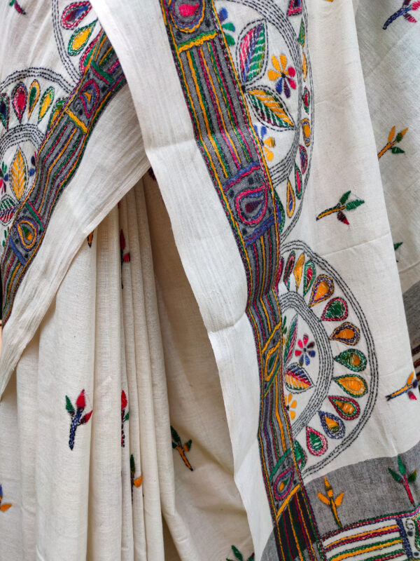 Khadi Cotton Saree - Image 3