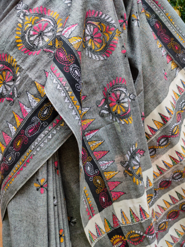 Khadi Cotton Saree - Image 2