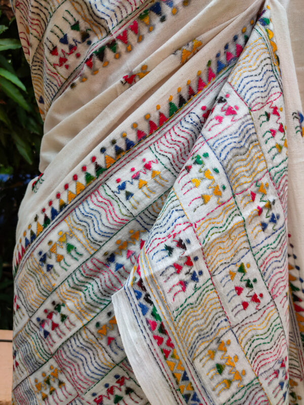 Khadi Cotton Saree - Image 2