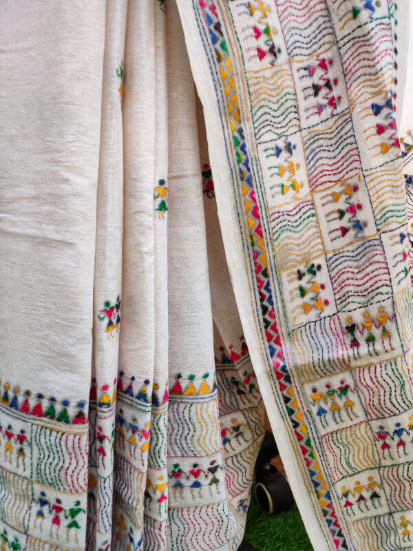 Khadi Cotton Saree - Image 4