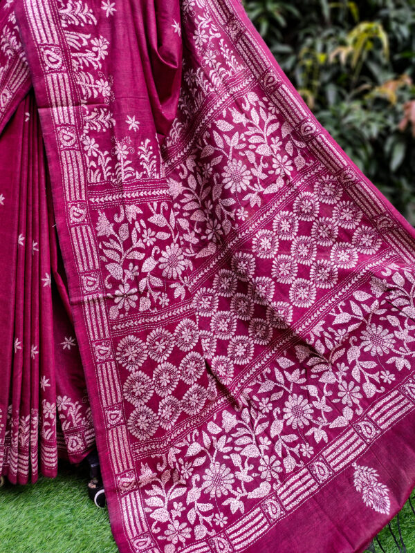 Khadi Cotton Saree - Image 3