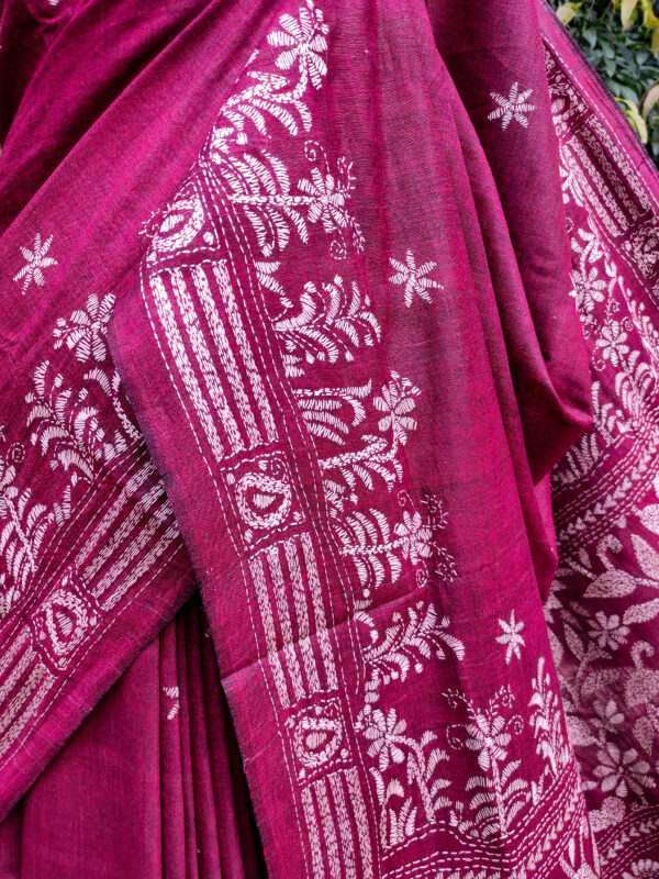 Khadi Cotton Saree - Image 2