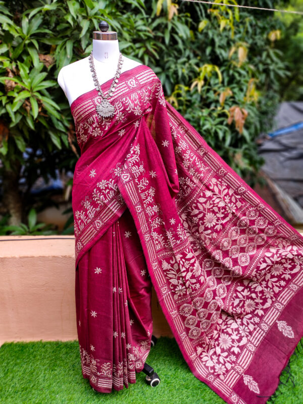Khadi Cotton Saree - Image 4