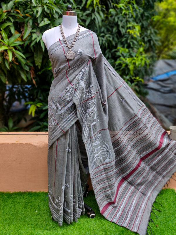 Khesh Cotton Saree - Image 5