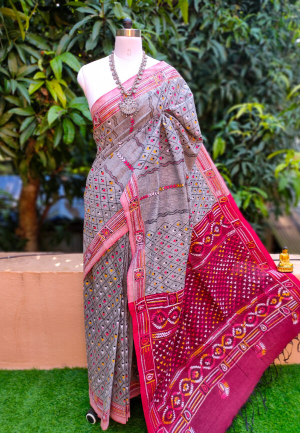 Khadi Cotton Saree - Image 4