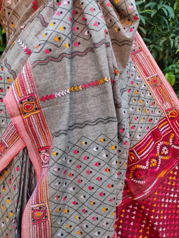Khadi Cotton Saree - Image 2
