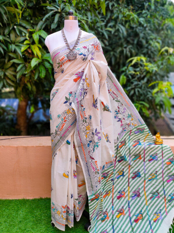 Khadi Cotton Saree - Image 5