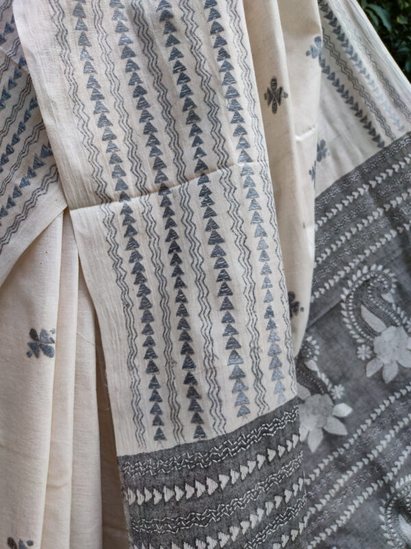 Khadi Cotton Saree - Image 3
