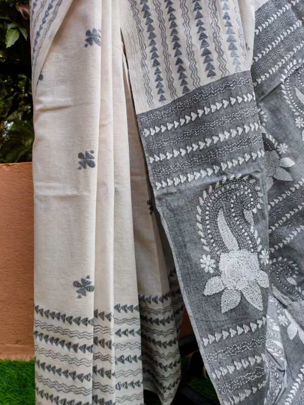 Khadi Cotton Saree - Image 4