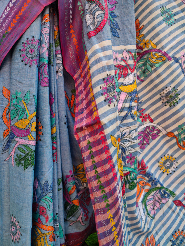 Khadi Cotton Saree - Image 3