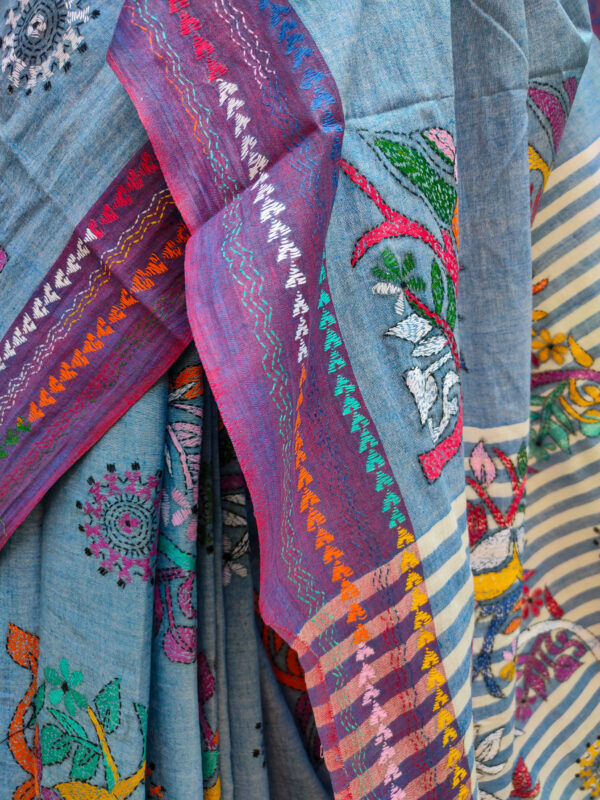 Khadi Cotton Saree - Image 4