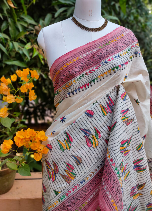 Khadi Cotton Saree - Image 2