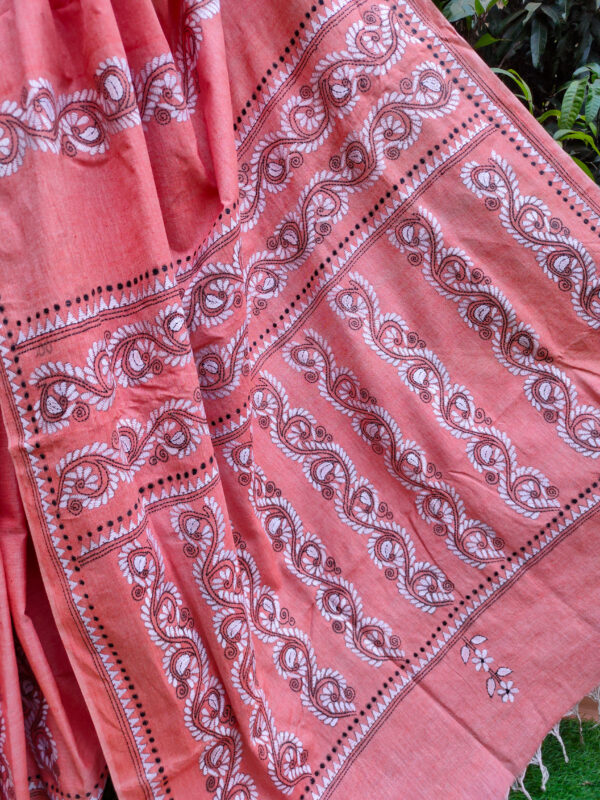 Khadi Kantha Saree - Image 3